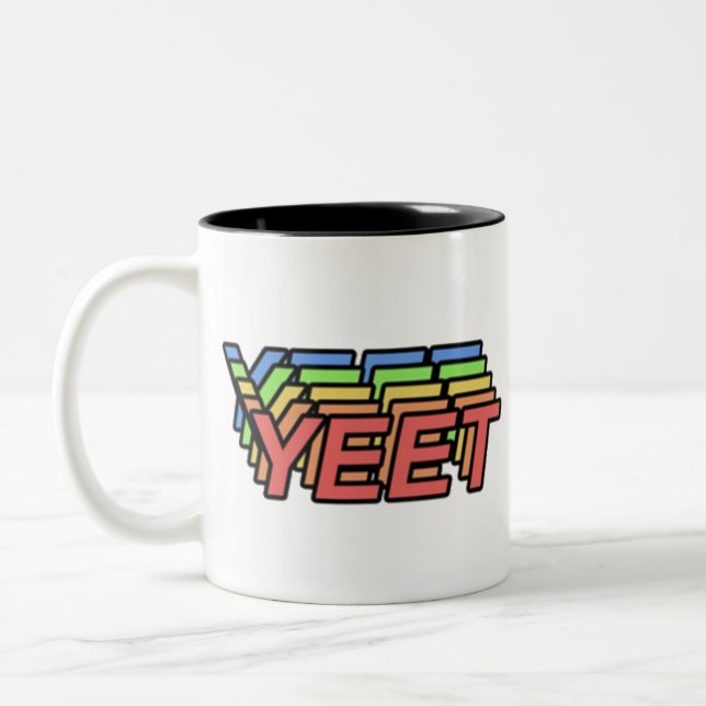 CANECA DE CAFÉ EM DOIS TONS YEET (Esquerda)