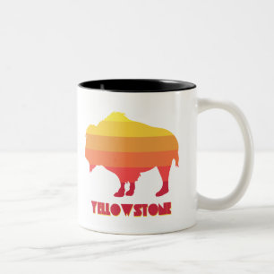 Caneca De Café Em Dois Tons Yellowstone Bison