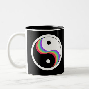 Caneca De Café Em Dois Tons Yin Yang