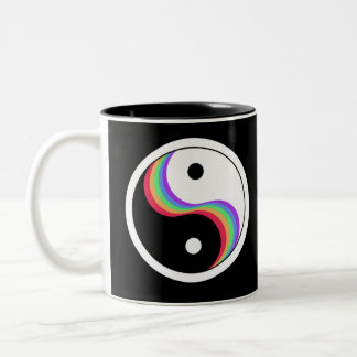 Caneca De Café Em Dois Tons Yin Yang