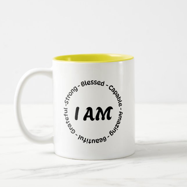 Caneca De Café Em Dois Tons Yo soy (Esquerda)