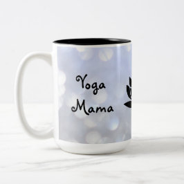 Caneca De Café Em Dois Tons Yoga Mama Namaste design