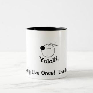 Caneca De Café Em Dois Tons Yololli!