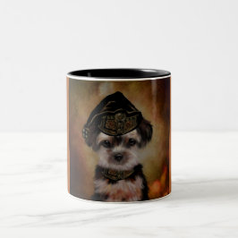 Caneca De Café Em Dois Tons Yorkie Poo