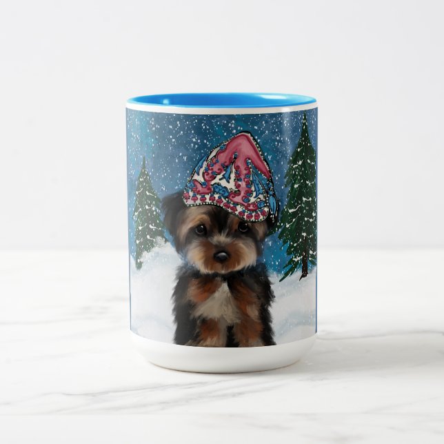 CANECA DE CAFÉ EM DOIS TONS YORKIE POO (Centro)