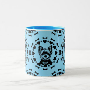 Caneca De Café Em Dois Tons Yorkshire Terrier Dog Owner