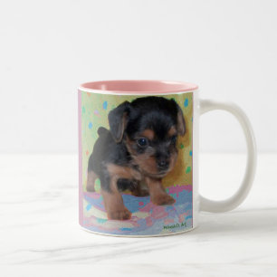 Caneca De Café Em Dois Tons Yorkshire Terrier Mug