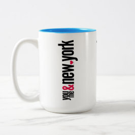 Caneca De Café Em Dois Tons You Me & NY 15oz Classic Coffee Mug Gift