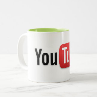 CANECA DE CAFÉ EM DOIS TONS YOUTUBE MUG DESIGN