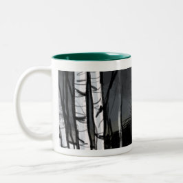 Caneca De Café Em Dois Tons Yule Cat