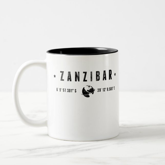 Caneca De Café Em Dois Tons Zanzibar (Esquerda)