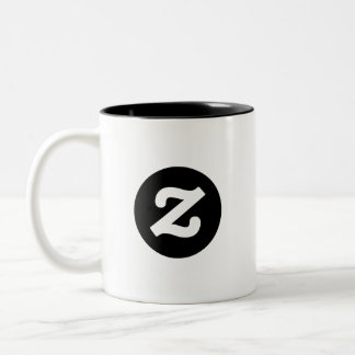 Caneca De Café Em Dois Tons Zazzle CircleZ