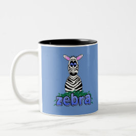 CANECA DE CAFÉ EM DOIS TONS ZEBRA