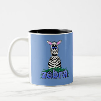 CANECA DE CAFÉ EM DOIS TONS ZEBRA