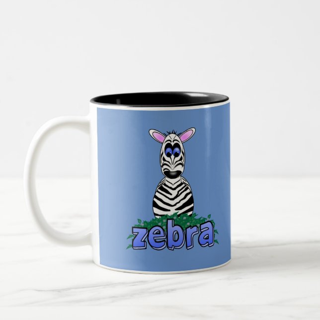 CANECA DE CAFÉ EM DOIS TONS ZEBRA (Esquerda)