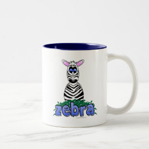 CANECA DE CAFÉ EM DOIS TONS ZEBRA