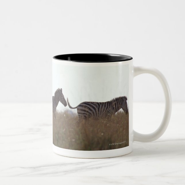 Caneca De Café Em Dois Tons Zebra 7 de Grant (Direita)
