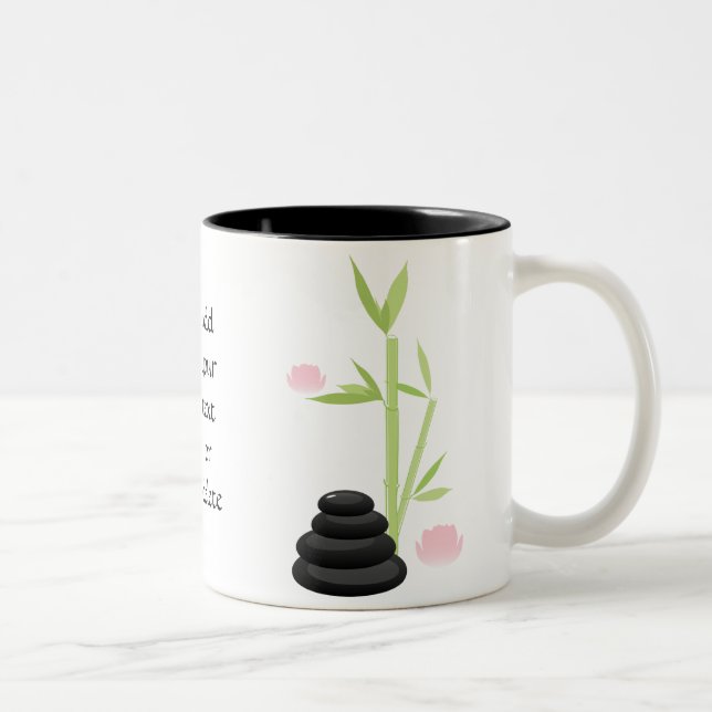 Caneca De Café Em Dois Tons Zen (Direita)