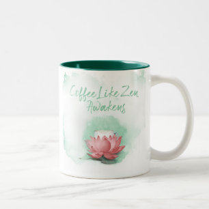 Caneca De Café Em Dois Tons Zen de café com dois tons