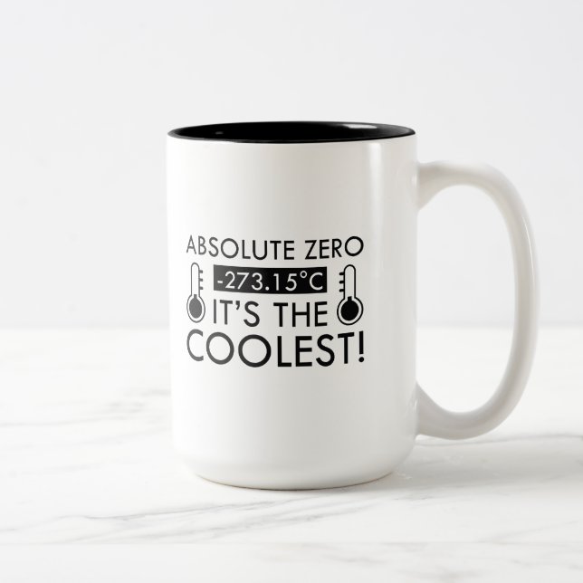 Caneca De Café Em Dois Tons Zero absoluto (Direita)