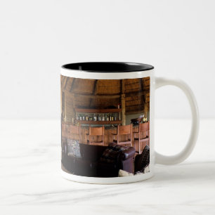 Caneca De Café Em Dois Tons Zimbábue, Parque Nacional Hwange, lodge Linkwasha.