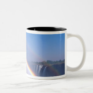 Caneca De Café Em Dois Tons Zimbábue, Victoria Falls National Park. Duplo