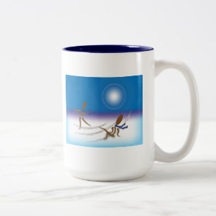 Caneca De Café Em Dois Tons Zinglee's ~ On Ice