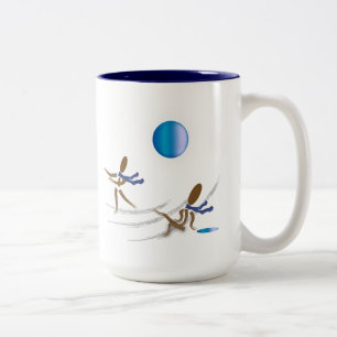 Caneca De Café Em Dois Tons Zinglee's ~ On Ice