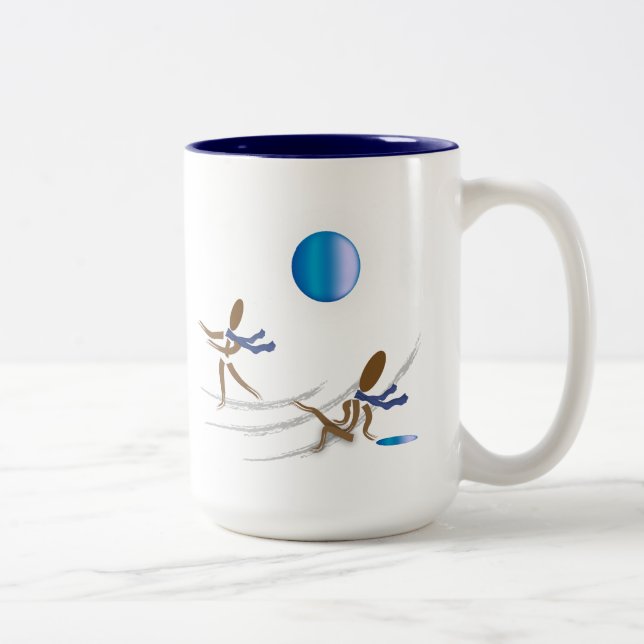 Caneca De Café Em Dois Tons Zinglee's ~ On Ice (Direita)