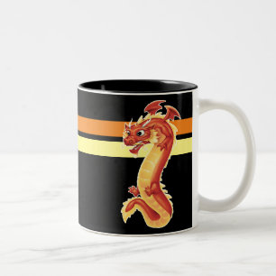 Caneca De Café Em Dois Tons Zippy Dragon