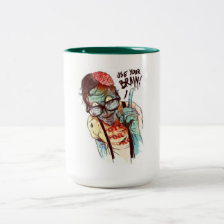 CANECA DE CAFÉ EM DOIS TONS ZOMBIE