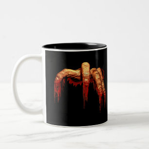 Caneca De Café Em Dois Tons Zombie Cup Gory Morto Zombie Dona Lâmpadas / Copa