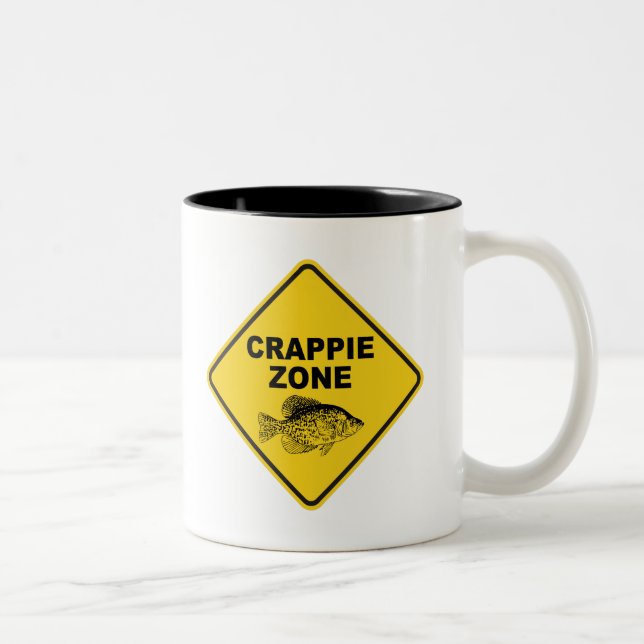 Caneca De Café Em Dois Tons Zona Crappie (Direita)