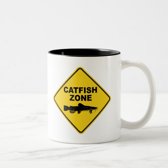 Caneca De Café Em Dois Tons Zona de pesca (Direita)