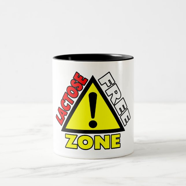 Caneca De Café Em Dois Tons Zona franca da lactose (leiteria livre) (Centro)