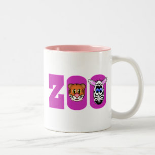 CANECA DE CAFÉ EM DOIS TONS ZOO