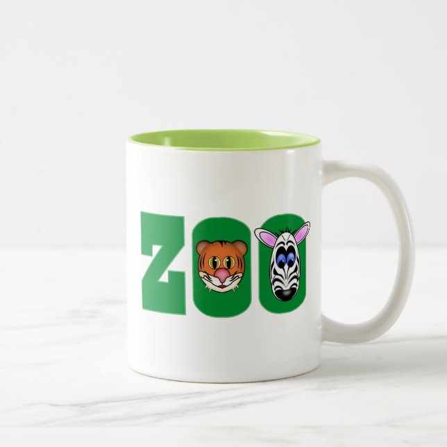 CANECA DE CAFÉ EM DOIS TONS ZOOLÓGICO (Direita)