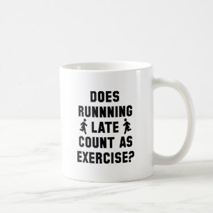 Caneca De Café Em Execução Atrasada