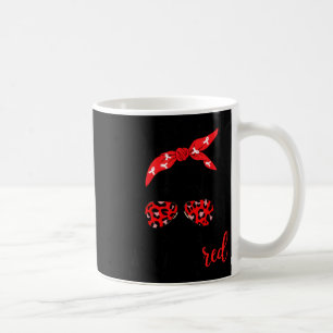 Caneca De Café Em Fevereiro Usamos Vermelho - Conscientização sob