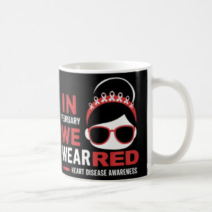 Caneca De Café Em fevereiro, Vestimos a consciência das doenças d