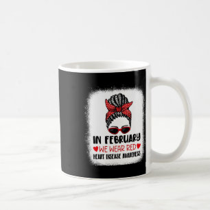 Caneca De Café Em fevereiro, Vestimos a Sensibilização para a Doe