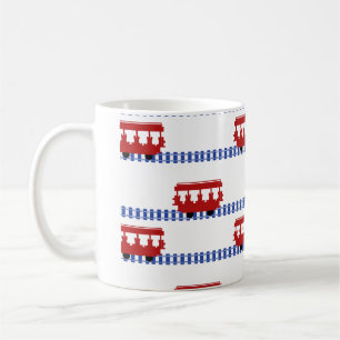 Caneca De Café em honra do Sr. Rogers - trolley