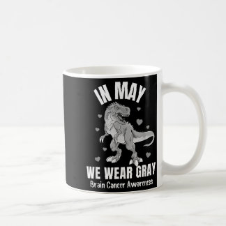 Caneca De Café Em Maio Usamos Cinza Conscientização sobre Câncer 