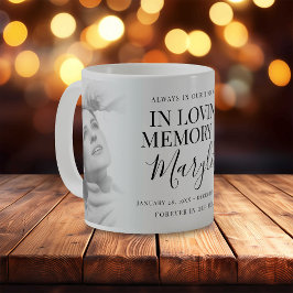 Caneca De Café Em Memória Carinhosa Antes e Depois do Memorial