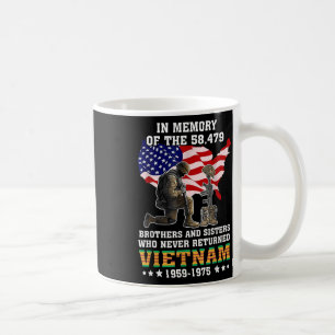Caneca De Café Em Memória Da Posição Veterana 58479 Vietnã Para U