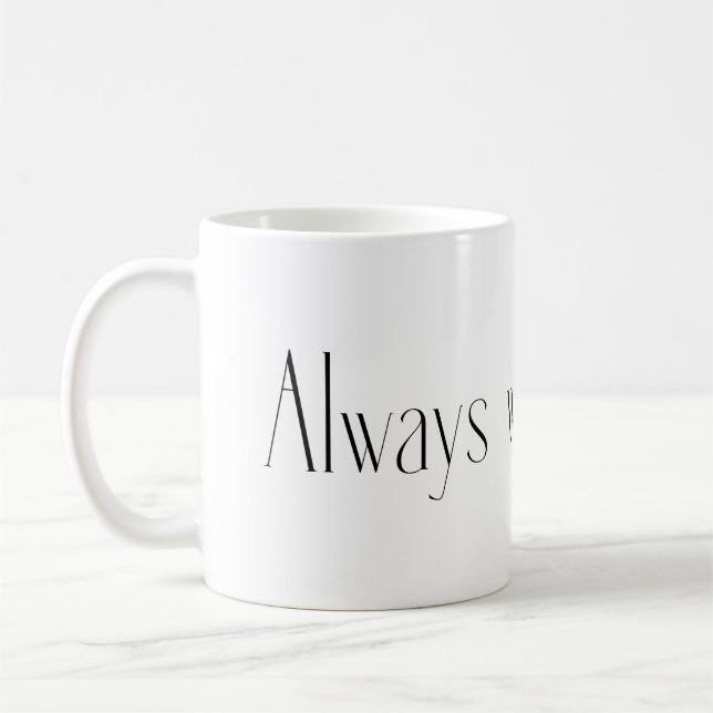 Caneca De Café Em Memória De: Sempre Conosco (Esquerda)