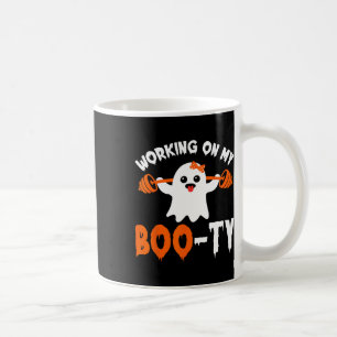 Caneca De Café Em Minha Booty Gym Booty Boo-tee Ghost Pun Men Wom