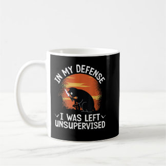 Caneca De Café Em Minha Defesa, Eu Fui Deixado Sem Supervisão No