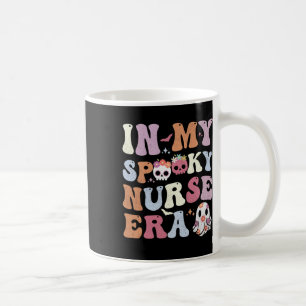 Caneca De Café Em Minha Enfermeira Spooky Era Nicu Halloween As M