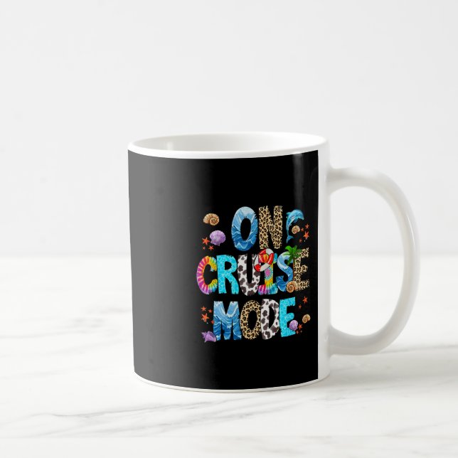 Caneca De Café Em Modo Cruzeiro Camiseta Combinando Cruzeiro Barc (Direita)